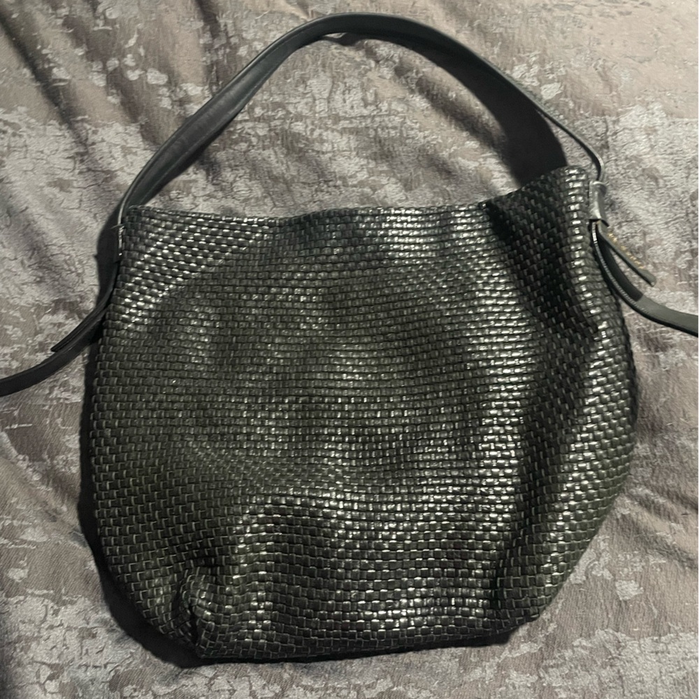 Cole Haan Black Bethany Large Bucket Bag - Picture 2 of 8